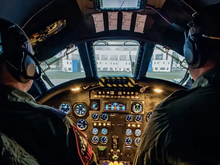 Vulcan bomber cockpit