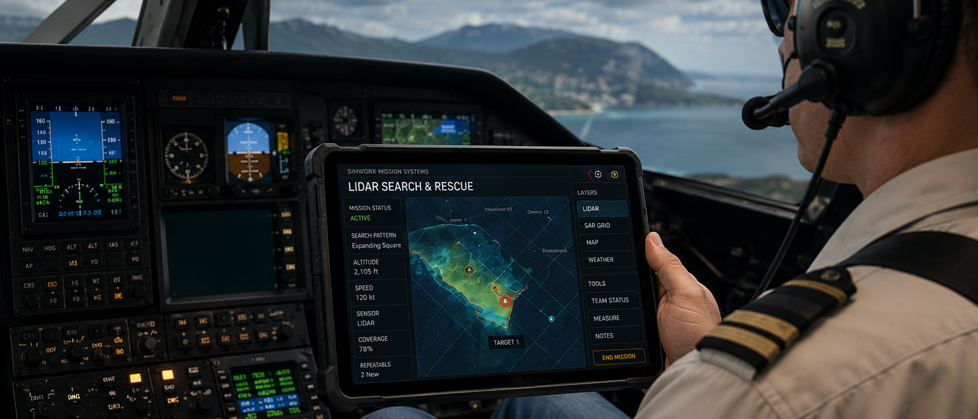 Government mission simulator