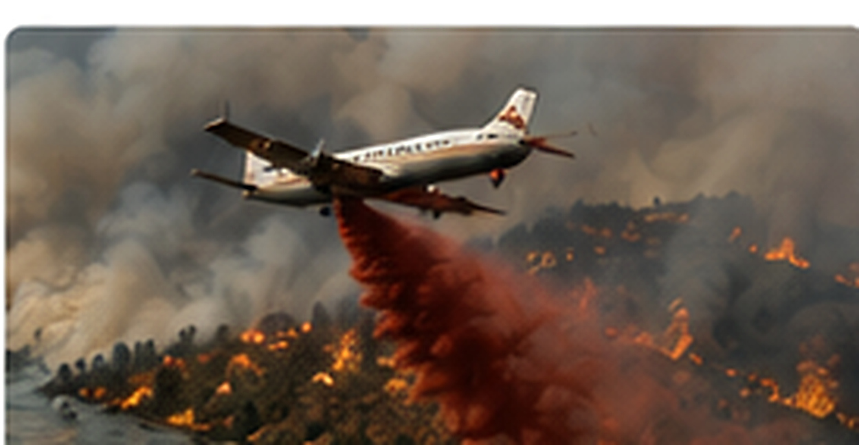 Aerial firefighting mission