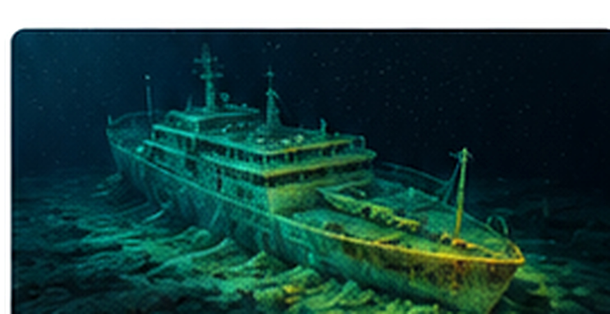 Submerged wreck and seabed scanning