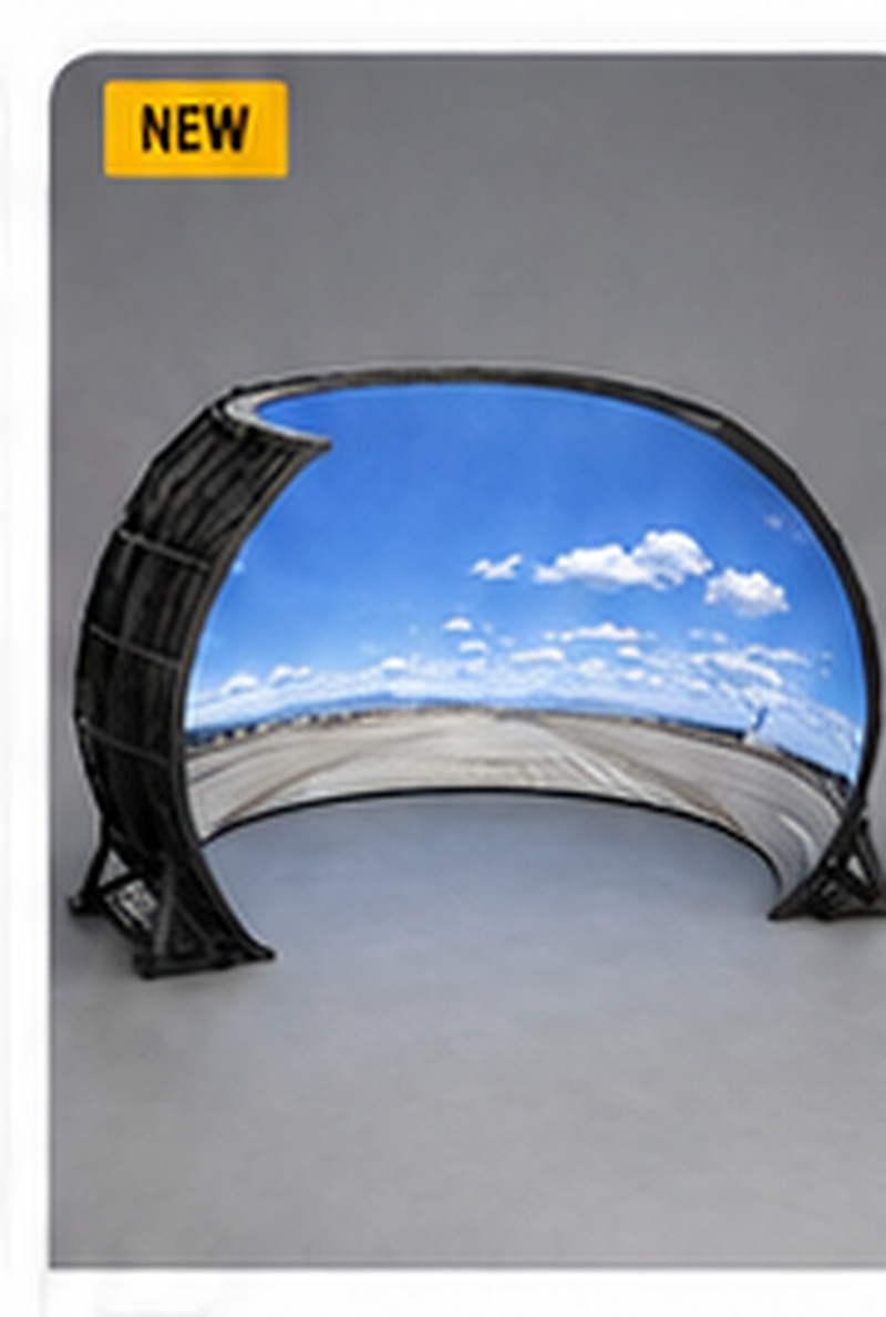 Hemispherical LED simulator display