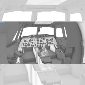 Simworx Flight Simulators - Concorde Cockpit Shell Liners